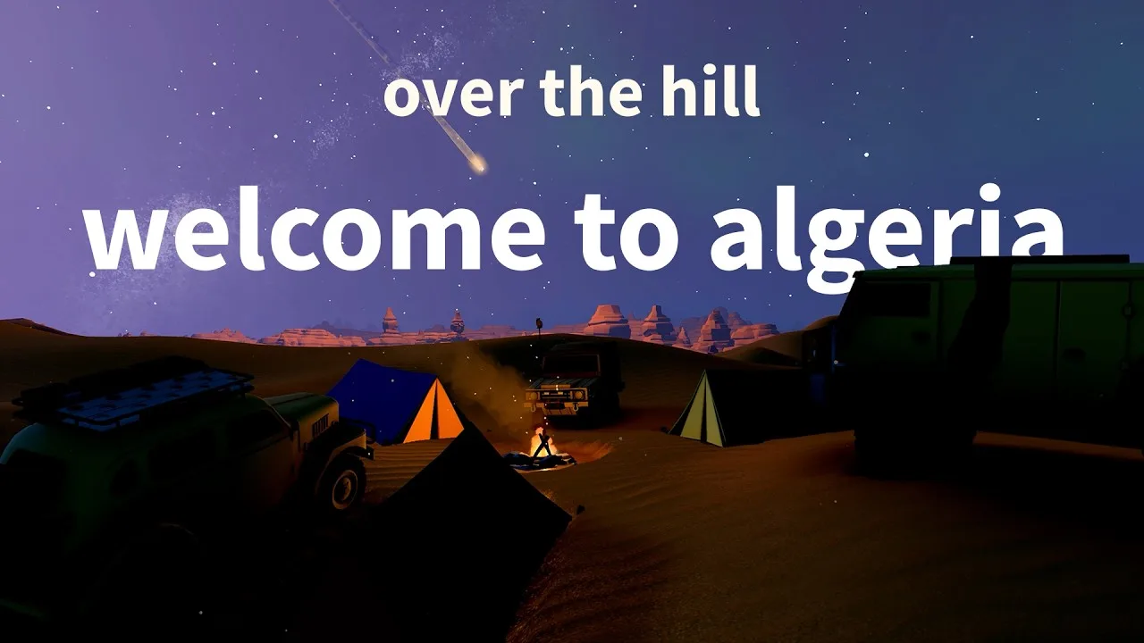 over the hill — Welcome to Algeria